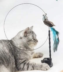 Cat and Puppies Toy with Handsfree Suction Cup